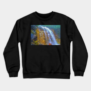 Golden waterfall Crewneck Sweatshirt